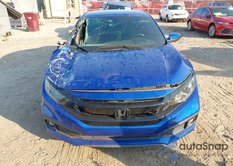 2019 Honda Civic Sport z USA, uszkodzony, nr VIN 2HGFC2F84KH511690
